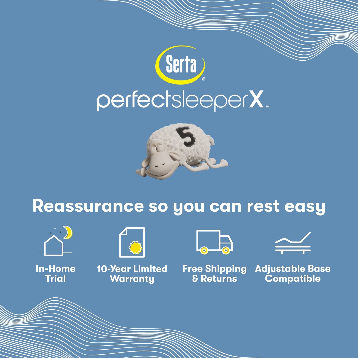 Perfect Sleeper X Quilted Hybrid Max Medium Mattress information chart || feel: Medium || level: Level 2