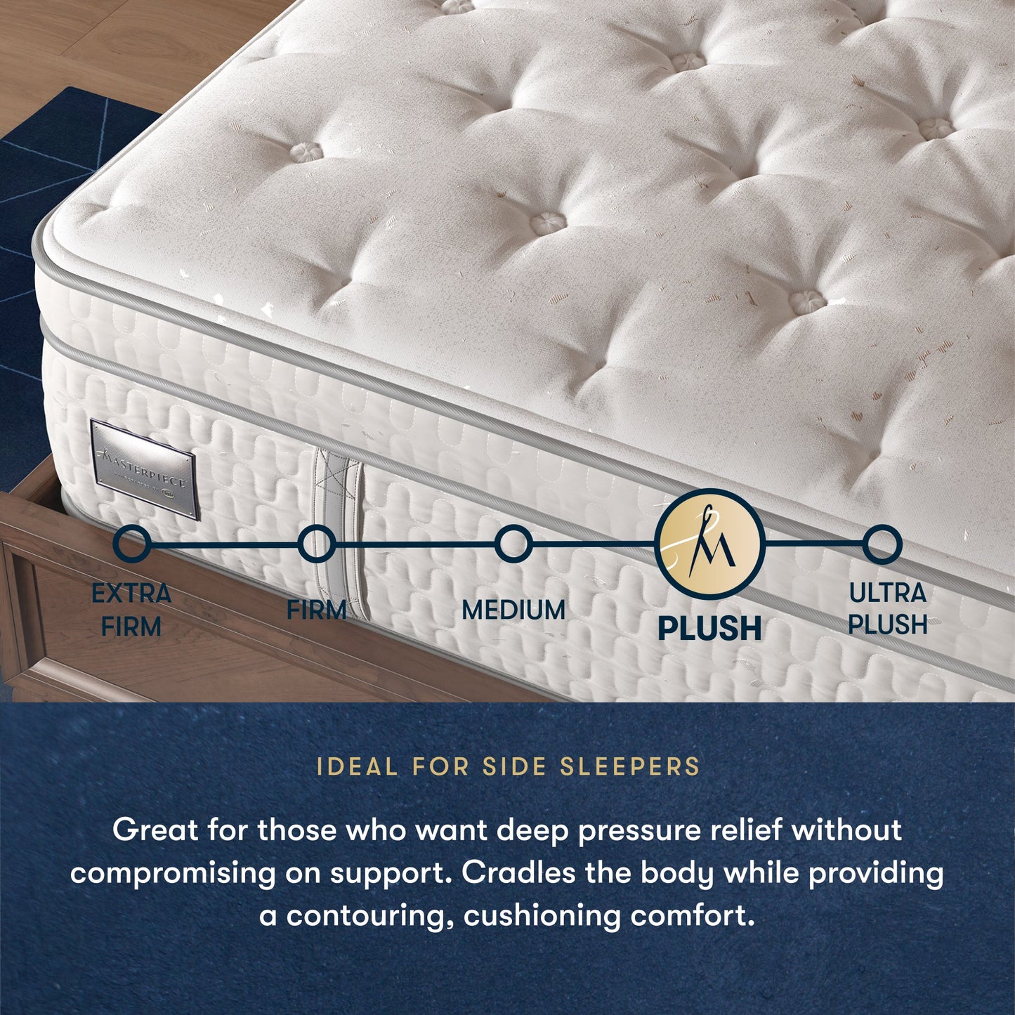 Masterpiece™ Handcrafted by Serta® Exhibit Plush Pillow Top