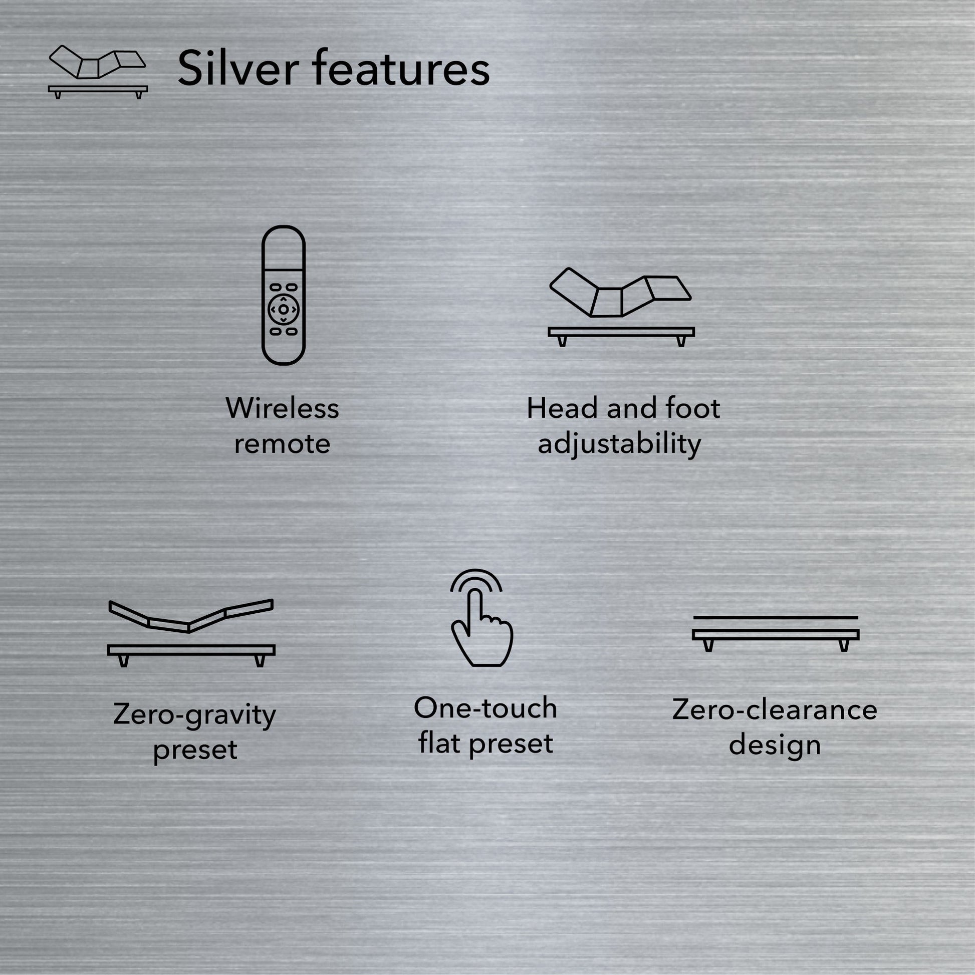 Diagram of Baselogic Silver Adjustable Base showing its features